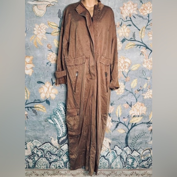 Free People Fly High Jumpsuit Onesie... (Color Walnut π€ / Size Large) *NWT! - Picture 16 of 16